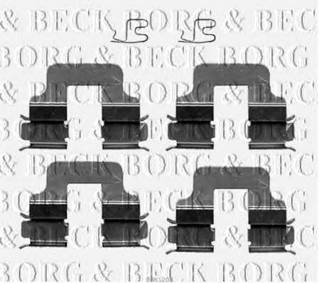 Borg & beck BBK1202 Комплект монтажный тормозных колодок BBK1202: Отличная цена - Купить в Польше на 2407.PL!