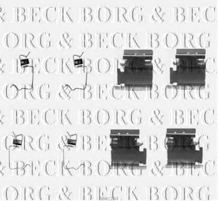 Borg & beck BBK1204 Zestaw montażowy klocków hamulcowych BBK1204: Dobra cena w Polsce na 2407.PL - Kup Teraz!