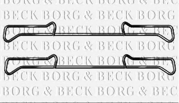 Borg & beck BBK1219 Комплект монтажный тормозных колодок BBK1219: Отличная цена - Купить в Польше на 2407.PL!