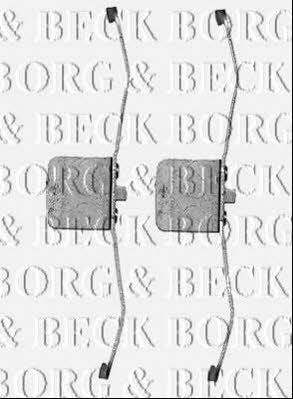 Borg & beck BBK1226 Комплект монтажний гальмівних колодок BBK1226: Приваблива ціна - Купити у Польщі на 2407.PL!