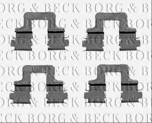 Borg & beck BBK1230 Комплект монтажний гальмівних колодок BBK1230: Приваблива ціна - Купити у Польщі на 2407.PL!