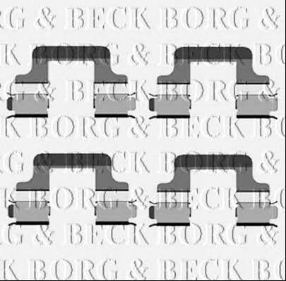 Borg & beck BBK1254 Комплект монтажний гальмівних колодок BBK1254: Приваблива ціна - Купити у Польщі на 2407.PL!