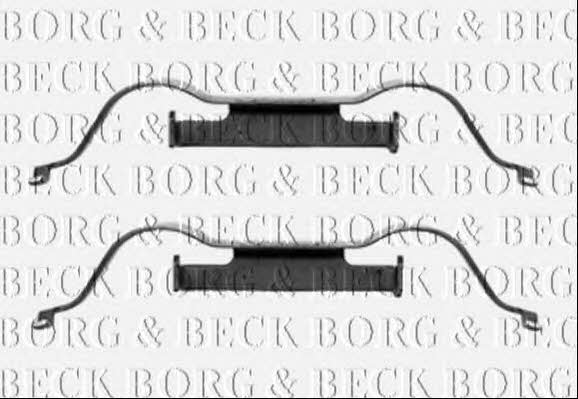 Borg & beck BBK1288 Mounting kit brake pads BBK1288: Buy near me in Poland at 2407.PL - Good price!