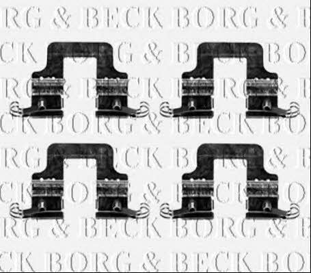 Borg & beck BBK1316 Комплект монтажний гальмівних колодок BBK1316: Приваблива ціна - Купити у Польщі на 2407.PL!