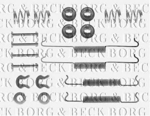 Borg & beck BBK6120 Комплект монтажный тормозных колодок BBK6120: Отличная цена - Купить в Польше на 2407.PL!