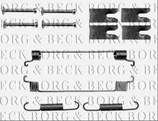 Borg & beck BBK6151 Комплект монтажный тормозных колодок BBK6151: Отличная цена - Купить в Польше на 2407.PL!