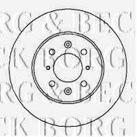 Borg & beck BBD4027 Front brake disc ventilated BBD4027: Buy near me in Poland at 2407.PL - Good price!