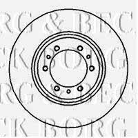 Borg & beck BBD4086 Front brake disc ventilated BBD4086: Buy near me in Poland at 2407.PL - Good price!