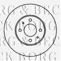 Borg & beck BBD4097 Wentylowana przednia tarcza hamulcowa BBD4097: Dobra cena w Polsce na 2407.PL - Kup Teraz!