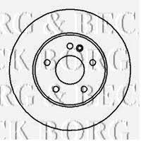Borg & beck BBD4140 Front brake disc ventilated BBD4140: Buy near me in Poland at 2407.PL - Good price!