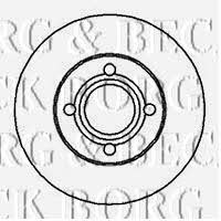 Borg & beck BBD4142 Wentylowana przednia tarcza hamulcowa BBD4142: Dobra cena w Polsce na 2407.PL - Kup Teraz!