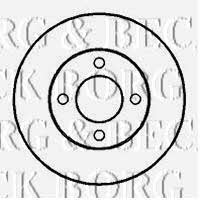 Borg & beck BBD4194 Front brake disc ventilated BBD4194: Buy near me in Poland at 2407.PL - Good price!