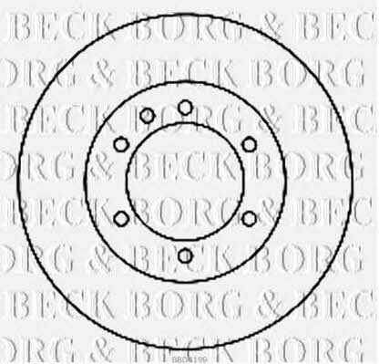 Borg & beck BBD4199 Wentylowana tarcza hamulcowa z tyłu BBD4199: Dobra cena w Polsce na 2407.PL - Kup Teraz!