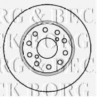 Borg & beck BBD4209 Rear ventilated brake disc BBD4209: Buy near me in Poland at 2407.PL - Good price!