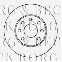 Borg & beck BBD4252 Front brake disc ventilated BBD4252: Buy near me in Poland at 2407.PL - Good price!