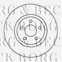 Borg & beck BBD4254 Front brake disc ventilated BBD4254: Buy near me in Poland at 2407.PL - Good price!