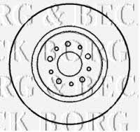 Borg & beck BBD4259 Front brake disc ventilated BBD4259: Buy near me in Poland at 2407.PL - Good price!