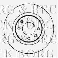 Borg & beck BBD4261 Rear brake disc, non-ventilated BBD4261: Buy near me in Poland at 2407.PL - Good price!