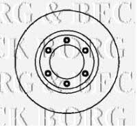 Borg & beck BBD4313 Front brake disc ventilated BBD4313: Buy near me in Poland at 2407.PL - Good price!
