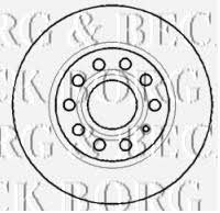 Borg & beck BBD4315 Front brake disc ventilated BBD4315: Buy near me in Poland at 2407.PL - Good price!
