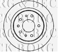 Borg & beck BBD4319 Rear brake disc, non-ventilated BBD4319: Buy near me in Poland at 2407.PL - Good price!