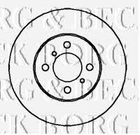 Borg & beck BBD4323 Wentylowana przednia tarcza hamulcowa BBD4323: Dobra cena w Polsce na 2407.PL - Kup Teraz!