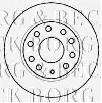 Borg & beck BBD4382 Brake disc BBD4382: Buy near me in Poland at 2407.PL - Good price!