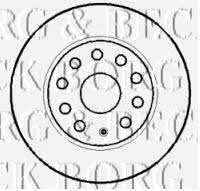 Borg & beck BBD4384 Rear brake disc, non-ventilated BBD4384: Buy near me in Poland at 2407.PL - Good price!