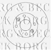 Borg & beck BBD4429 Front brake disc ventilated BBD4429: Buy near me in Poland at 2407.PL - Good price!