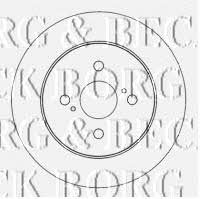 Borg & beck BBD4561 Тормозной диск задний невентилируемый BBD4561: Отличная цена - Купить в Польше на 2407.PL!
