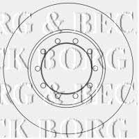 Borg & beck BBD4566 Тормозной диск задний невентилируемый BBD4566: Отличная цена - Купить в Польше на 2407.PL!