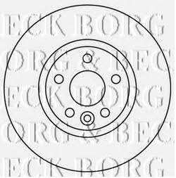 Borg & beck BBD4567 Front brake disc ventilated BBD4567: Buy near me in Poland at 2407.PL - Good price!