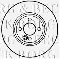 Borg & beck BBD4617 Wentylowana przednia tarcza hamulcowa BBD4617: Dobra cena w Polsce na 2407.PL - Kup Teraz!