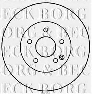 Borg & beck BBD4675 Тормозной диск передний вентилируемый BBD4675: Отличная цена - Купить в Польше на 2407.PL!