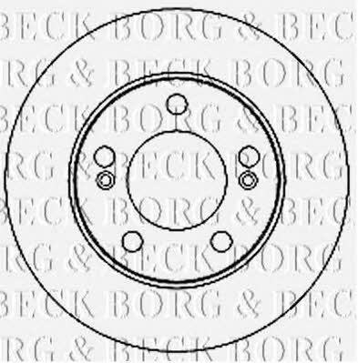 Borg & beck BBD4681 Тормозной диск передний вентилируемый BBD4681: Отличная цена - Купить в Польше на 2407.PL!