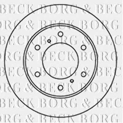 Borg & beck BBD4692 Front brake disc ventilated BBD4692: Buy near me in Poland at 2407.PL - Good price!