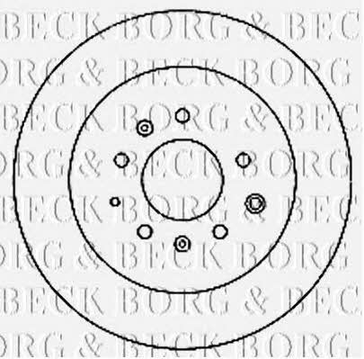 Borg & beck BBD4739 Тормозной диск задний вентилируемый BBD4739: Отличная цена - Купить в Польше на 2407.PL!