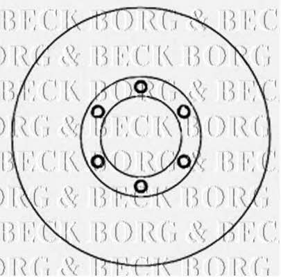 Borg & beck BBD4750 Front brake disc ventilated BBD4750: Buy near me in Poland at 2407.PL - Good price!