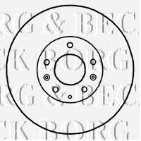 Borg & beck BBD4751 Front brake disc ventilated BBD4751: Buy near me in Poland at 2407.PL - Good price!