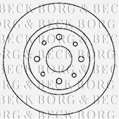Borg & beck BBD4761 Диск гальмівний задній невентильований BBD4761: Приваблива ціна - Купити у Польщі на 2407.PL!