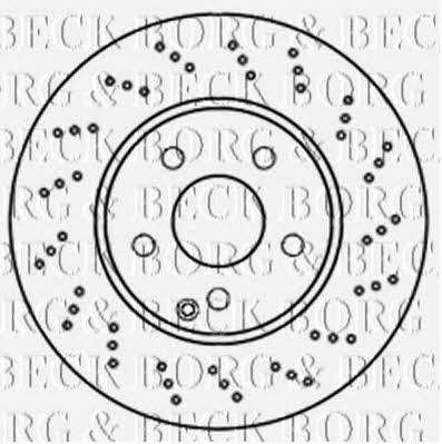 Borg & beck BBD4800 Front brake disc ventilated BBD4800: Buy near me in Poland at 2407.PL - Good price!