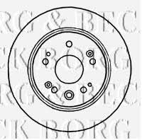 Borg & beck BBD4804 Rear brake disc, non-ventilated BBD4804: Buy near me in Poland at 2407.PL - Good price!