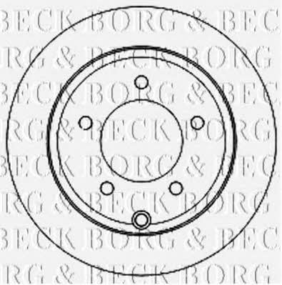 Borg & beck BBD4819 Rear brake disc, non-ventilated BBD4819: Buy near me in Poland at 2407.PL - Good price!