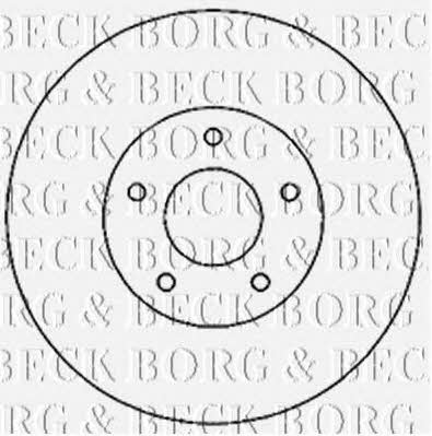Borg & beck BBD4821 Front brake disc ventilated BBD4821: Buy near me in Poland at 2407.PL - Good price!
