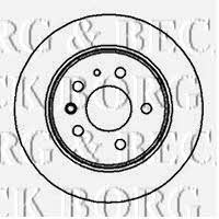 Borg & beck BBD4825 Rear brake disc, non-ventilated BBD4825: Buy near me in Poland at 2407.PL - Good price!