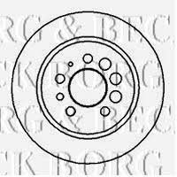 Borg & beck BBD4862 Rear brake disc, non-ventilated BBD4862: Buy near me in Poland at 2407.PL - Good price!