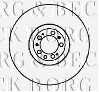Borg & beck BBD4873 Rear ventilated brake disc BBD4873: Buy near me in Poland at 2407.PL - Good price!