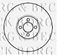 Borg & beck BBD4874 Front brake disc ventilated BBD4874: Buy near me in Poland at 2407.PL - Good price!