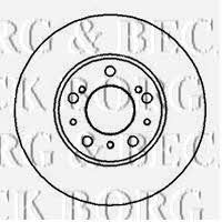 Borg & beck BBD4881 Niewentylowana przednia tarcza hamulcowa BBD4881: Atrakcyjna cena w Polsce na 2407.PL - Zamów teraz!