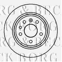 Borg & beck BBD4883 Rear brake disc, non-ventilated BBD4883: Buy near me in Poland at 2407.PL - Good price!